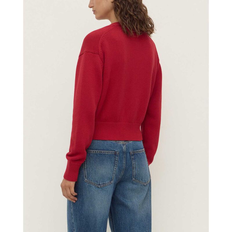 Assembly Label Meri Knit Cardigan Mulberry image number 1