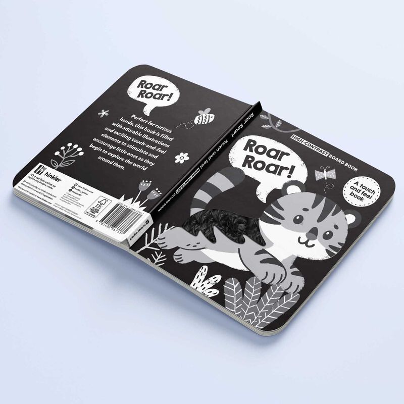 High Contrast Board Book Touch And Feel: Rawr Rawr! image number 3