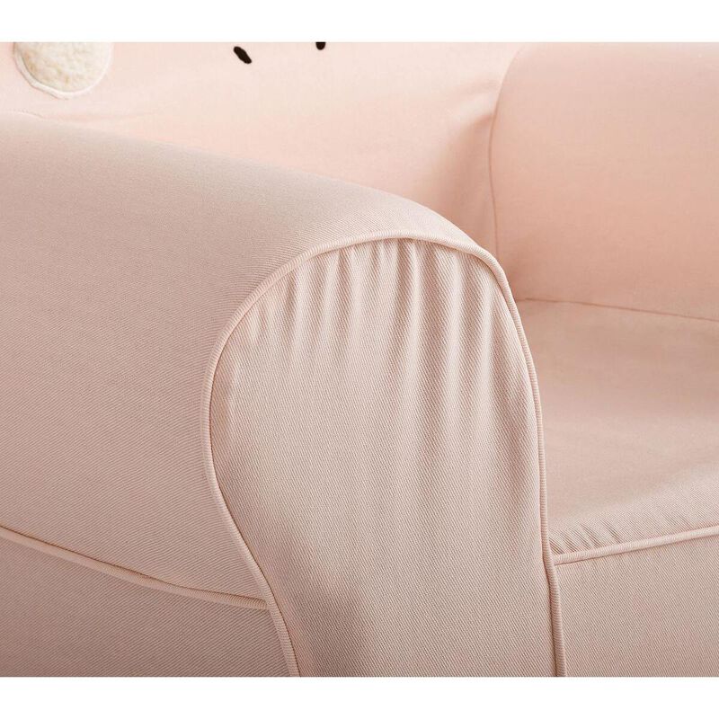 Pottery Barn Kids Anywhere Chair & Slip Cover Blush Unicorn image number 1