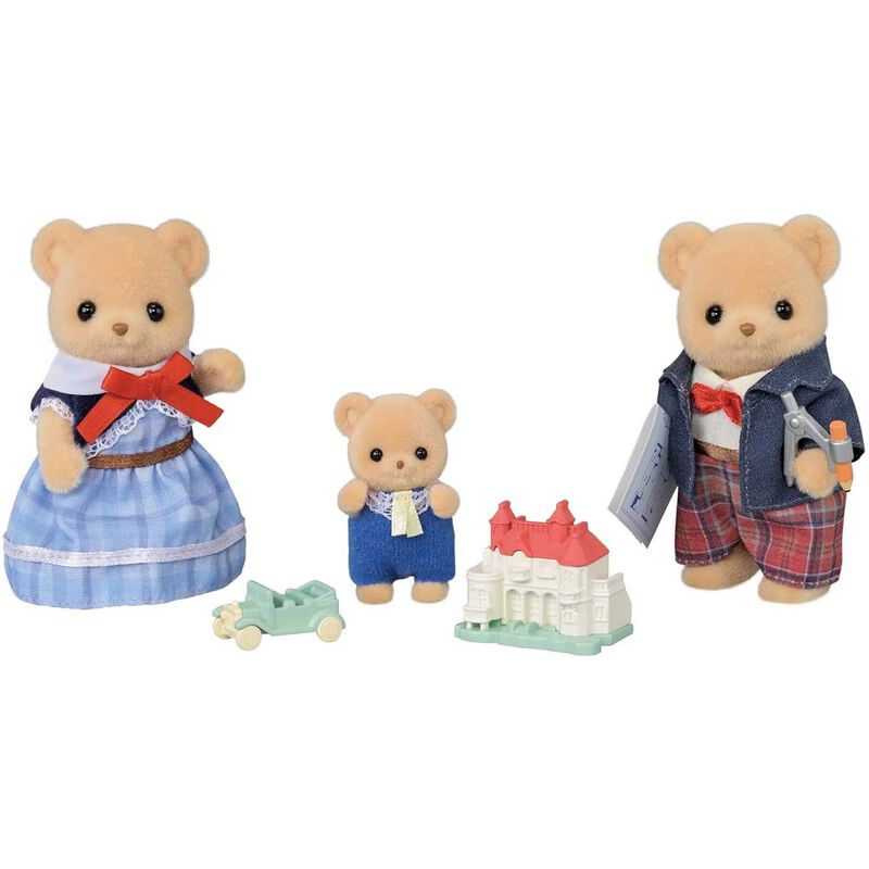 Sylvanian Families Biscuit Bear Family image number 1