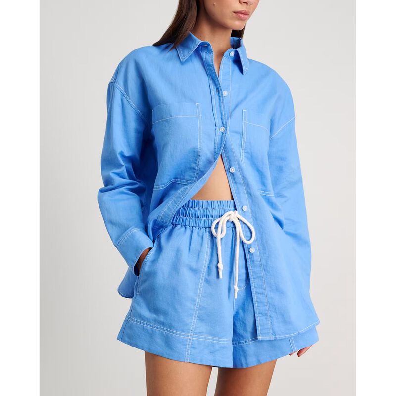 JAG Cindy Linen Oversized Shirt image number 2