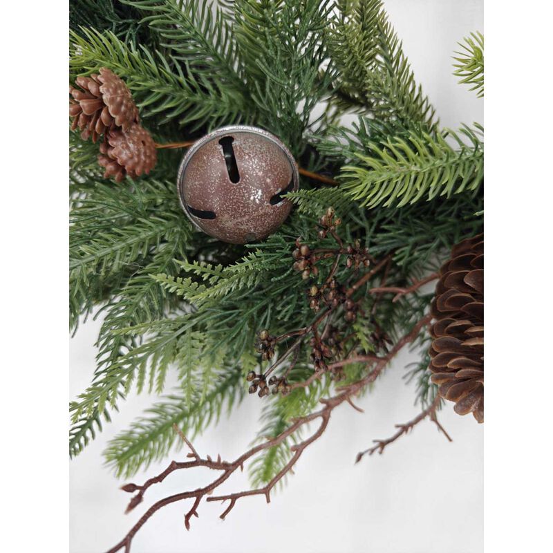 Real Touch Woodland Theme Wreath 24" image number 1