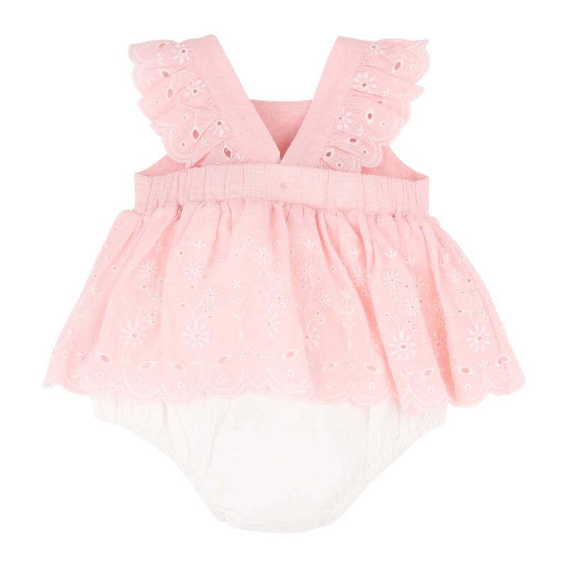 B&eacute;b&eacute; Che LSea Broderie Overlay Bodysuit image number 2