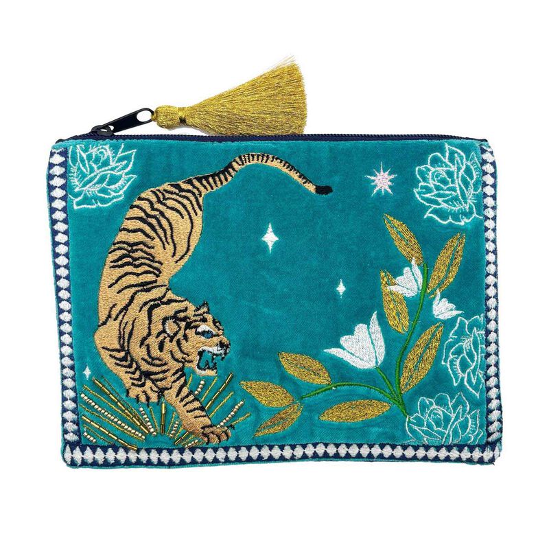 House Of Disaster Inked Tiger Pouch image number 0