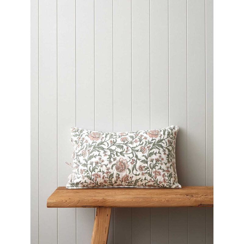 Wallace Cotton Arabella Rectangle Cushion image number 1