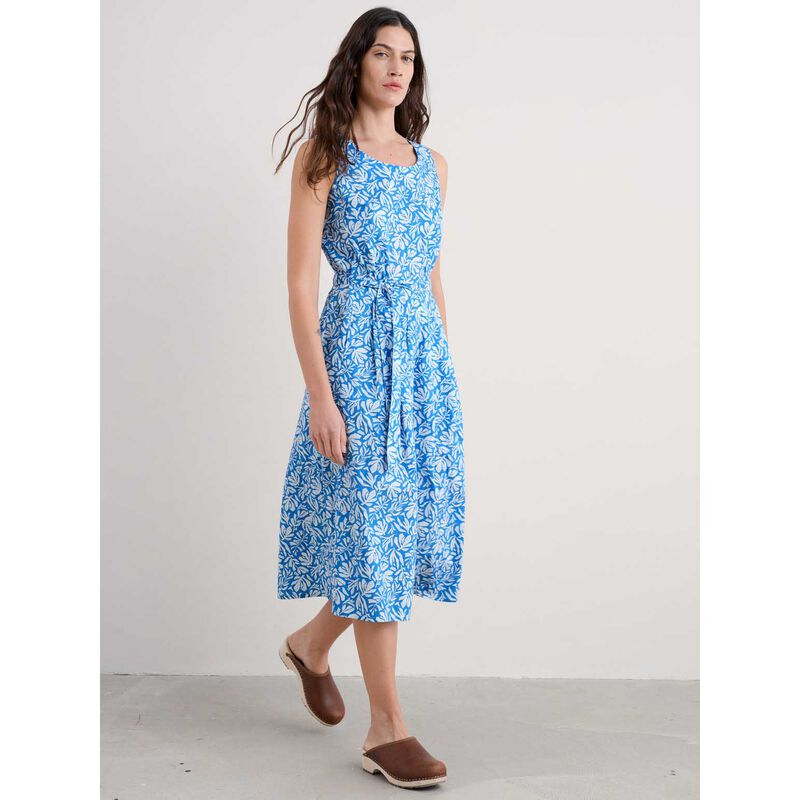 Seasalt Cornwall Belle Dress Cut Out Seaweed Clear Sky image number 3