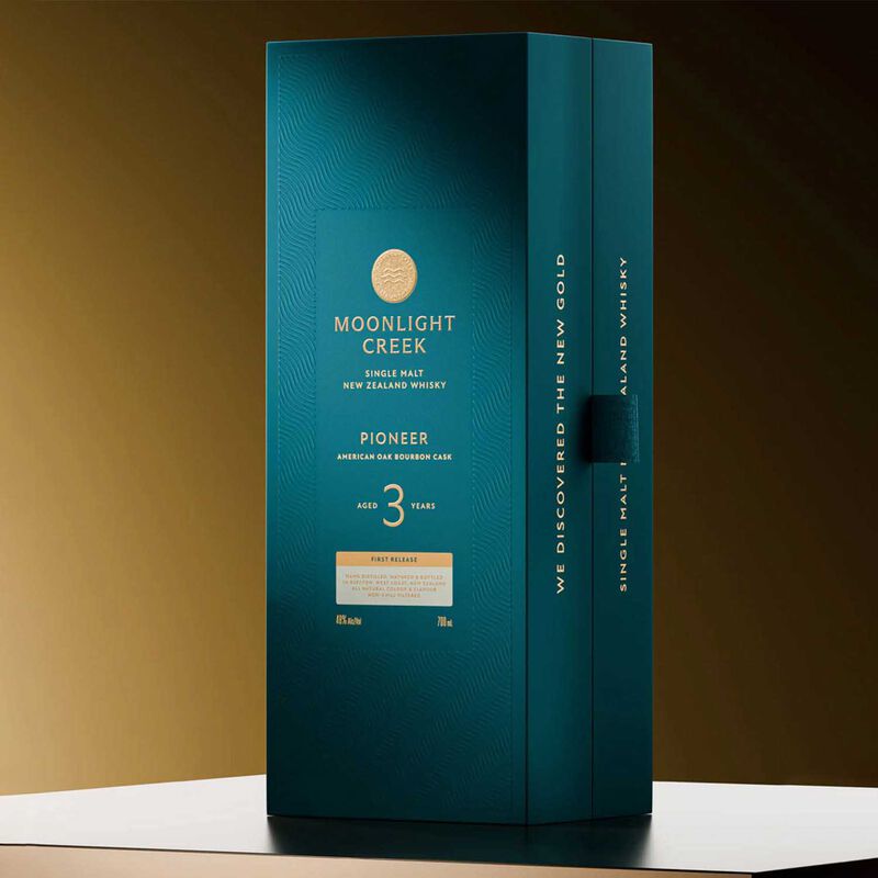 Reefton Distilling Co. Moonlight Creek Pioneer Single Malt Whisky 48% 700ml image number 2