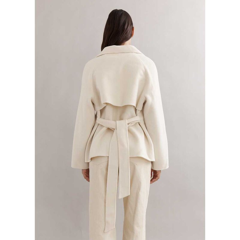 Caitlin Crisp Teddy Cropped Trench image number 1