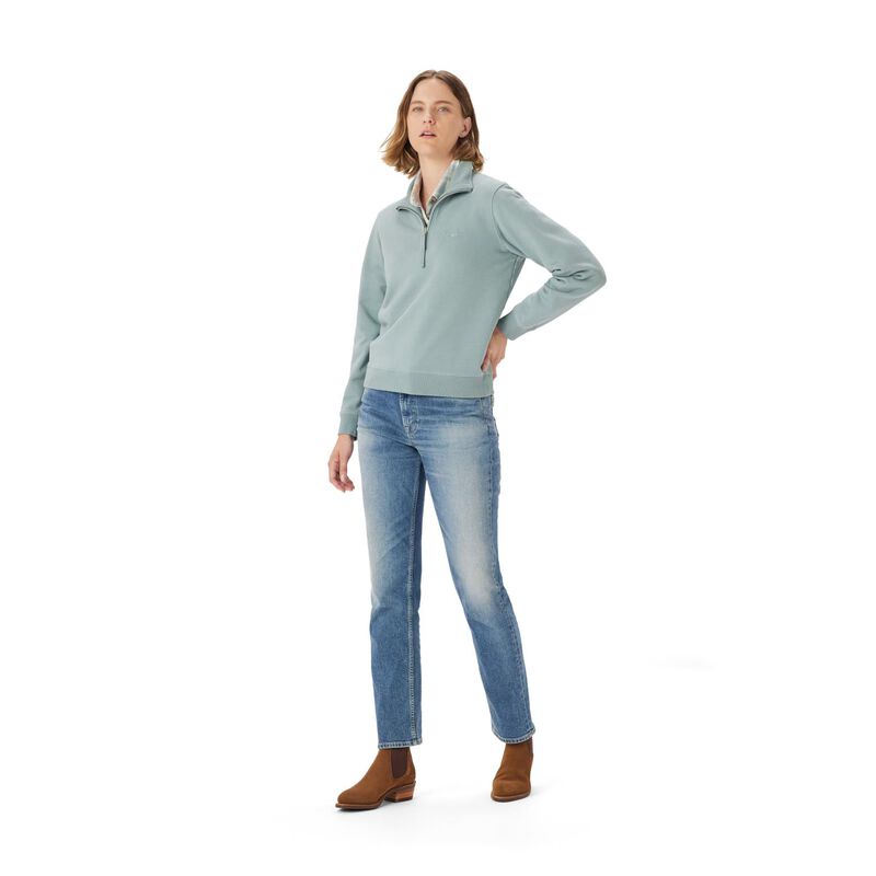 R.M. Williams Trickett 1/4 Zip Sweatshirt image number 2