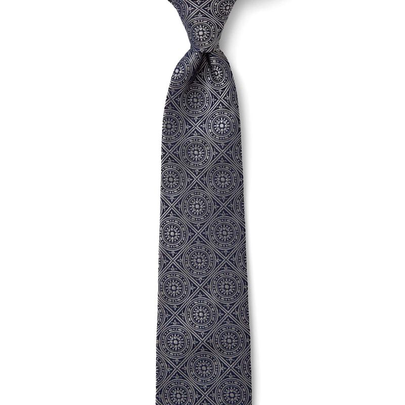 Cambridge Coin Foulard 7.5cm Tie image number 0