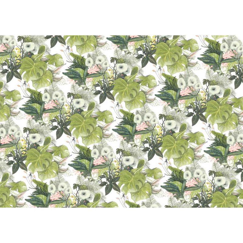 Father Rabbit Stationery Botanical Jungle Wrapping Paper image number 0