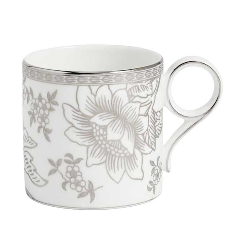 Wedgwood Silver Tonquin Mug White/Silver image number 0