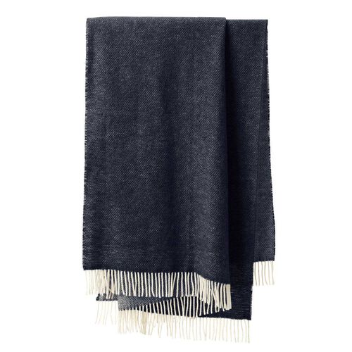 Città Wool Throw Navy 130x180cm