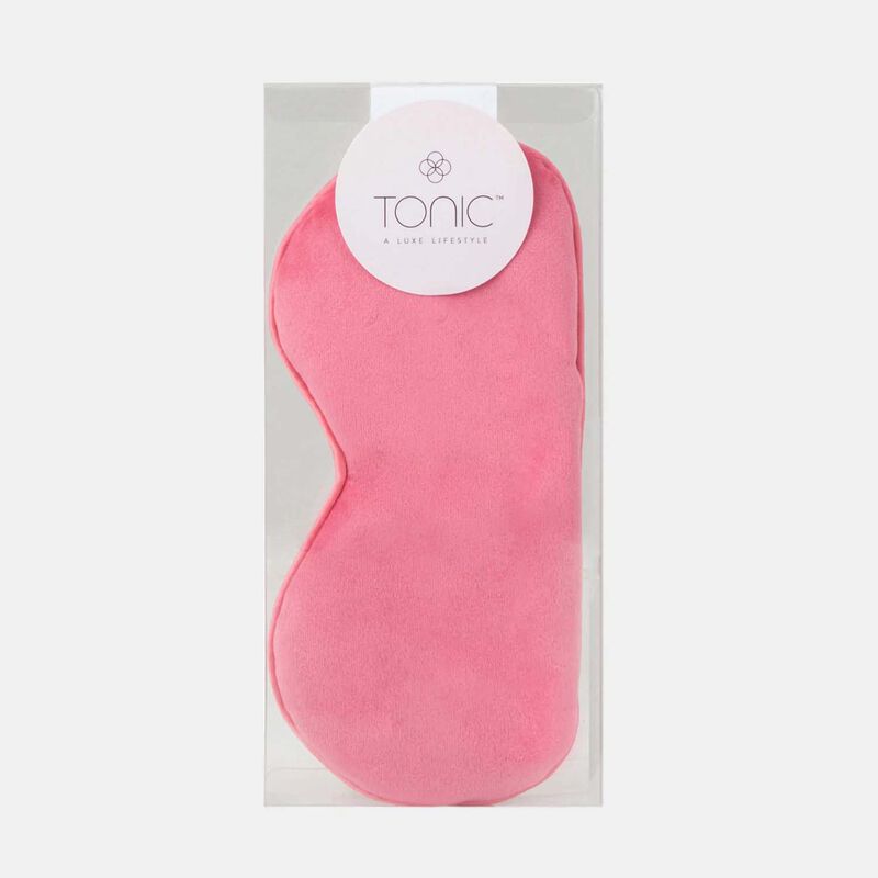 Tonic Luxe Velvet Eye Mask Coral image number 2