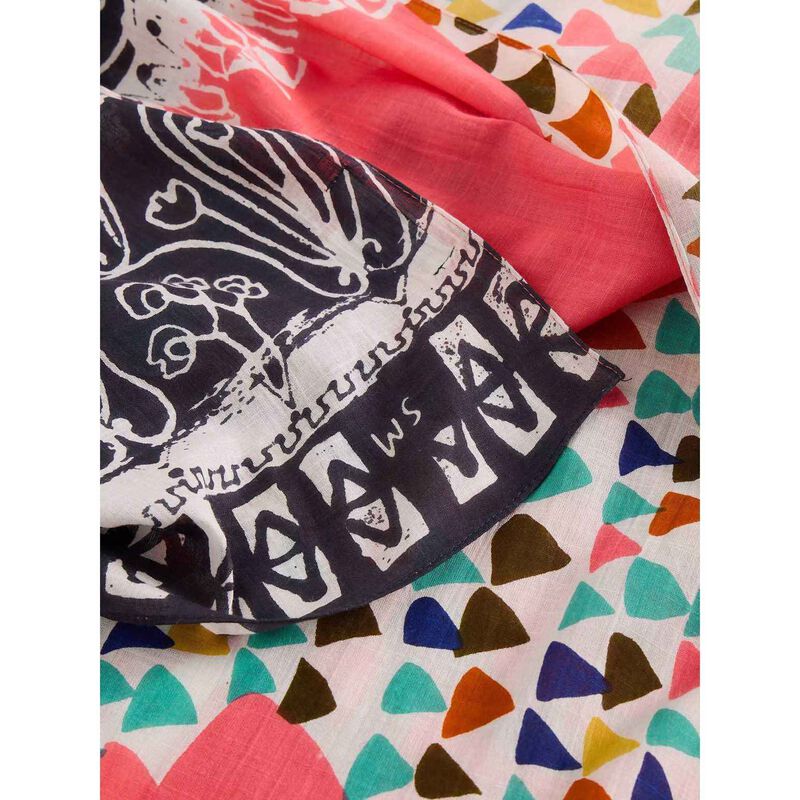 White Stuff Callie Printed Scarf image number 1