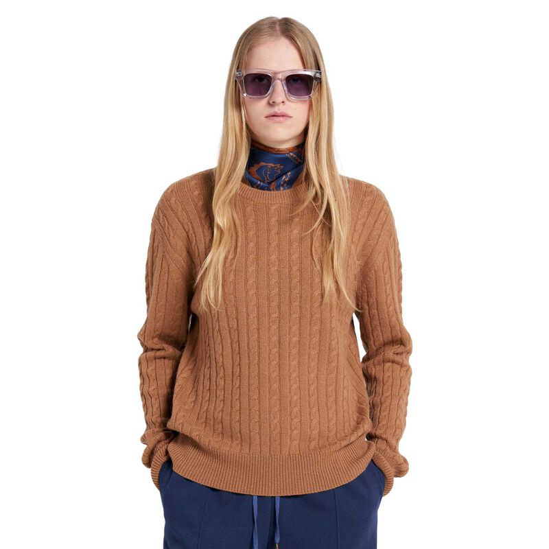 Karen Walker Classic Cable Knit Sweater image number 0
