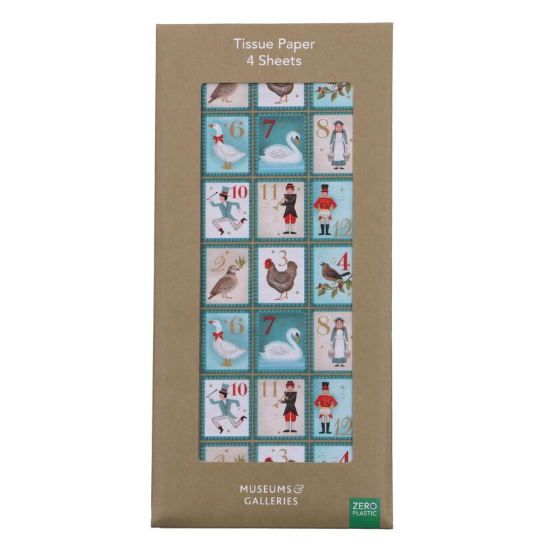 Museums & Galleries 12 Days of Christmas Tissue Paper image number 0