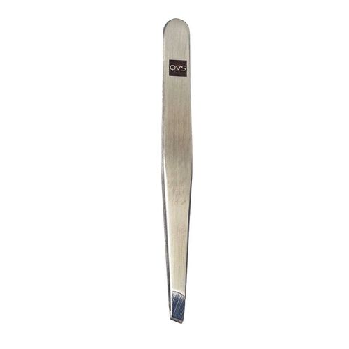 QVS Luxe Satin Slant Tip Tweezers