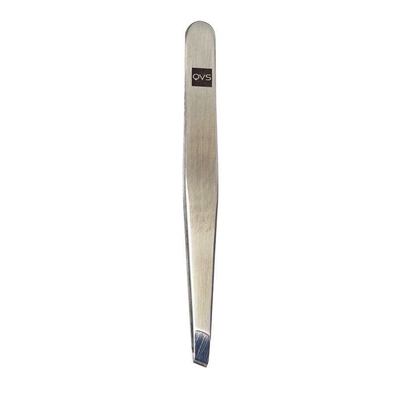 QVS Luxe Satin Slant Tip Tweezers image number 0
