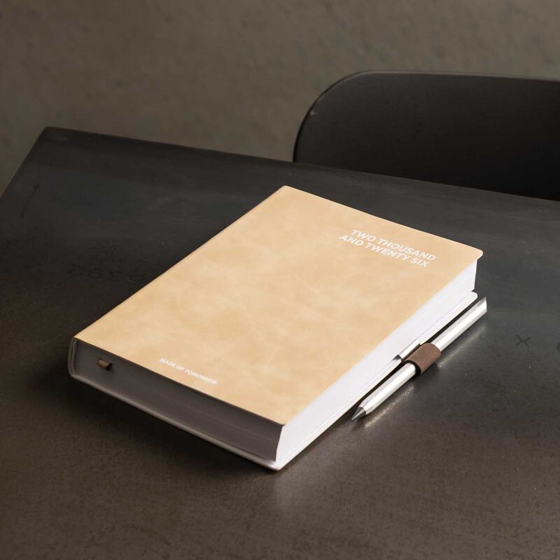 Made of Tomorrow 2026 A5 Daily Diary Faux Leather - Oat image number 3
