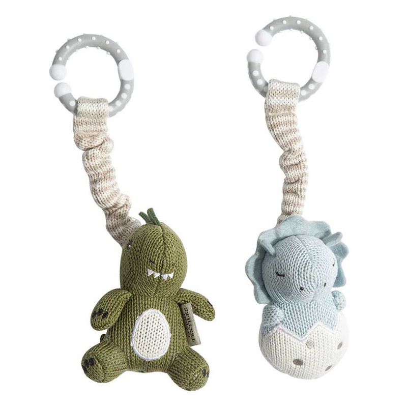 Living Textiles Stroller Toys 2 Pack - Dinosuars image number 0