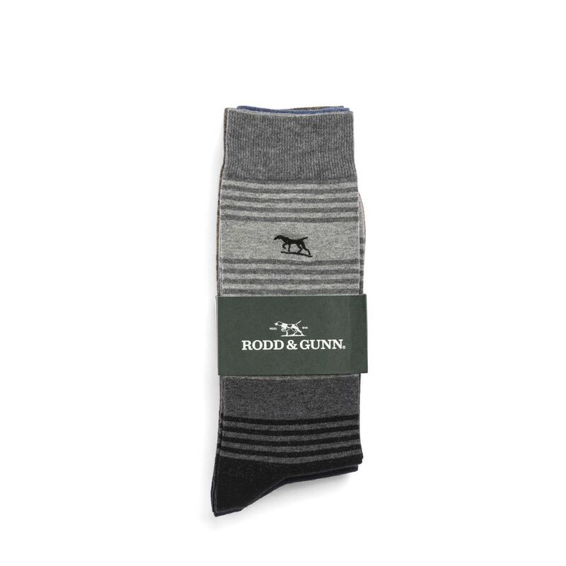 Rodd & Gunn Stratford Stripes Sock 3 Pack image number 2