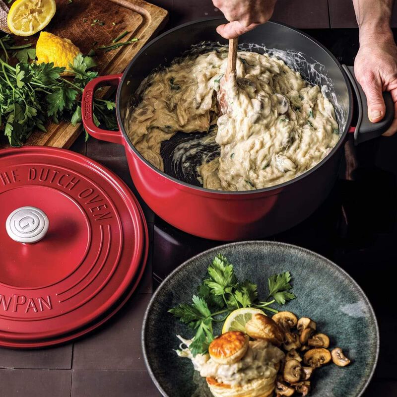 GreenPan Featherweights- Casserole With Lid 28cm/6.6L image number 3