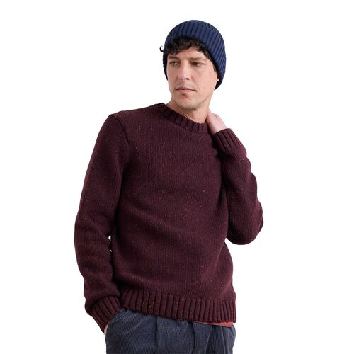 Seasalt Cornwall Mens Bizen Jumper Merlot