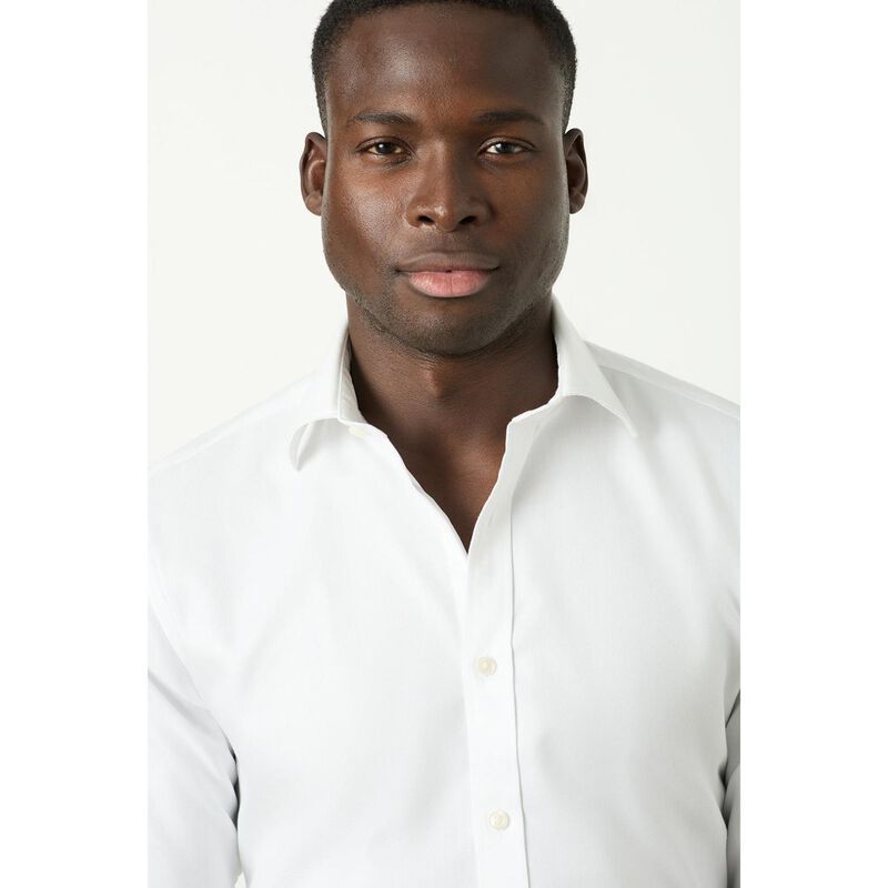 M.J. Bale Copley White Shirt Athletic Weave image number 1