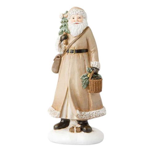 French Country Festive Santa with Basket
