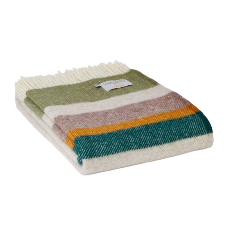 Tweedmill Lifestyle Pure New Wool Throw Alaska Stripe 130X183cm image number 0