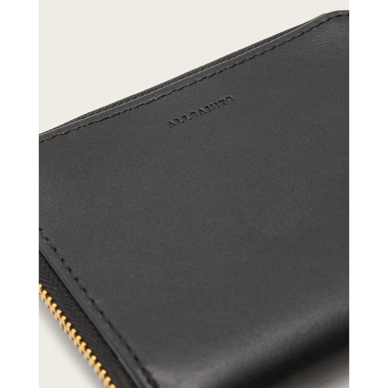 AllSaints Lena Hex Zip Wallet image number 3