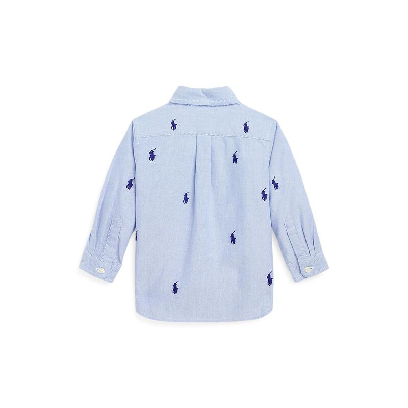 Polo Ralph Lauren Polo Pony Cotton Oxford Shirt 3M-24M image number 1