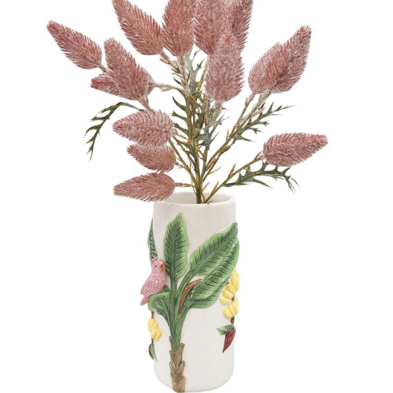 Urban Products Jungle Vase Beige & Green 22cm image number 1