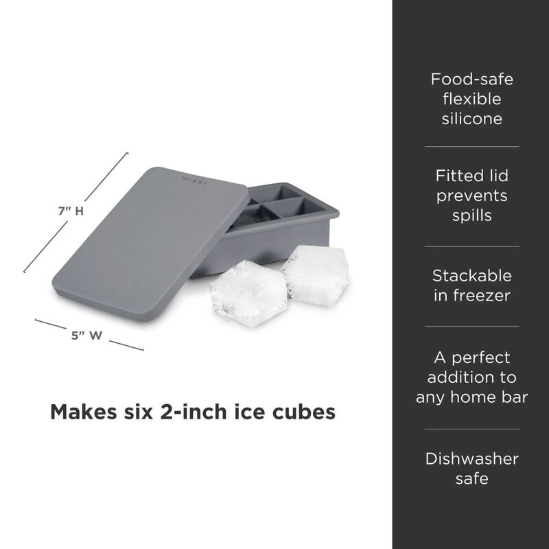 Whiskey Ice Cube Tray With Lid By Viski® image number 2