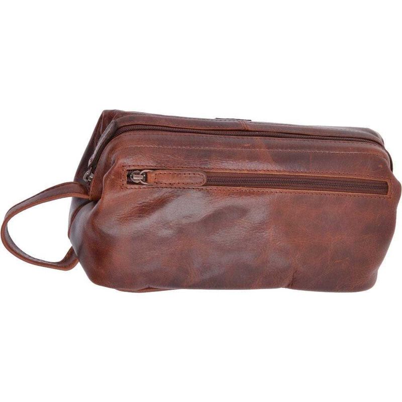 Ashwood Vintage Leather Luxury Washbag image number 2