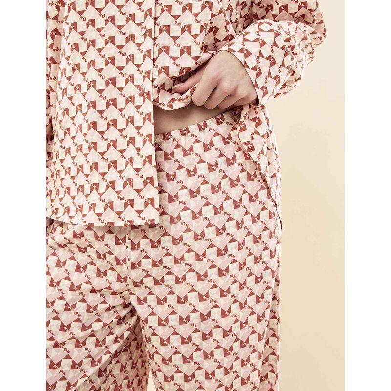 Papinelle Karen Walker Monogram Tiles Relaxed Full Length PJ image number 2