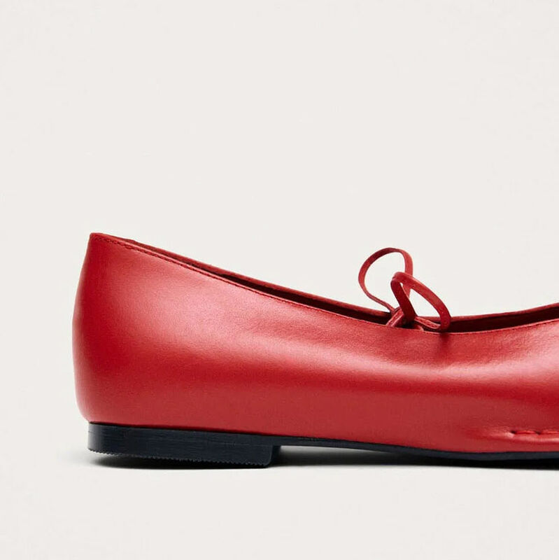 Alohas Sway Leather Ballet Flats image number 2