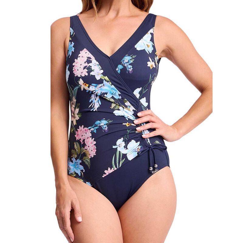 Jantzen Aster Gathered Surplice 1Pc - Navy image number 0