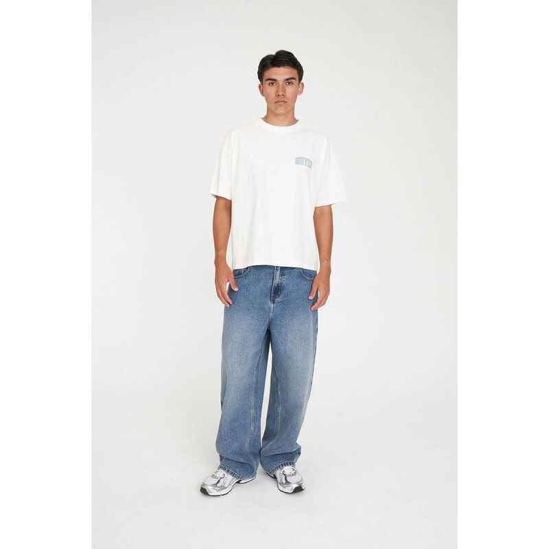 Huffer Block Crop Tee 220/Check It image number 3