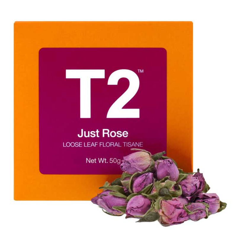T2 Just Rose Loose Leaf Cube 50g image number 0