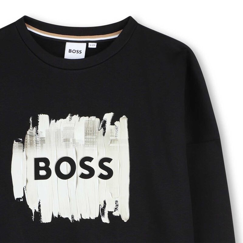 BOSS Logo Sweatshirt 4Y-6Y image number 2