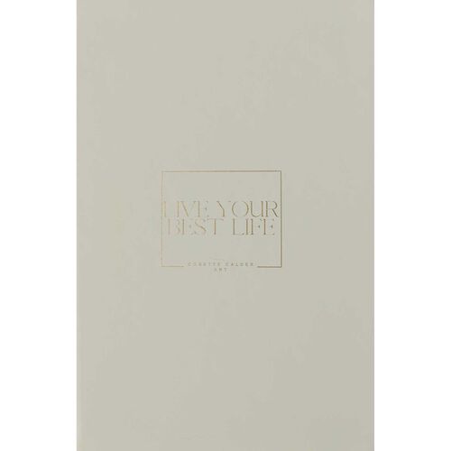 Cosette Calder Live Your Best Life Ecru Notebook