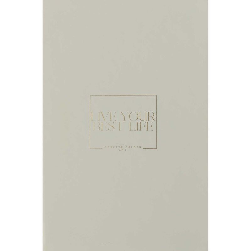 Cosette Calder Live Your Best Life Ecru Notebook image number 0