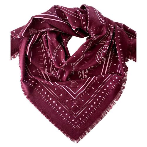 Dark Hampton x Ellie Compton The Hadfield Wool Silk Scarf
