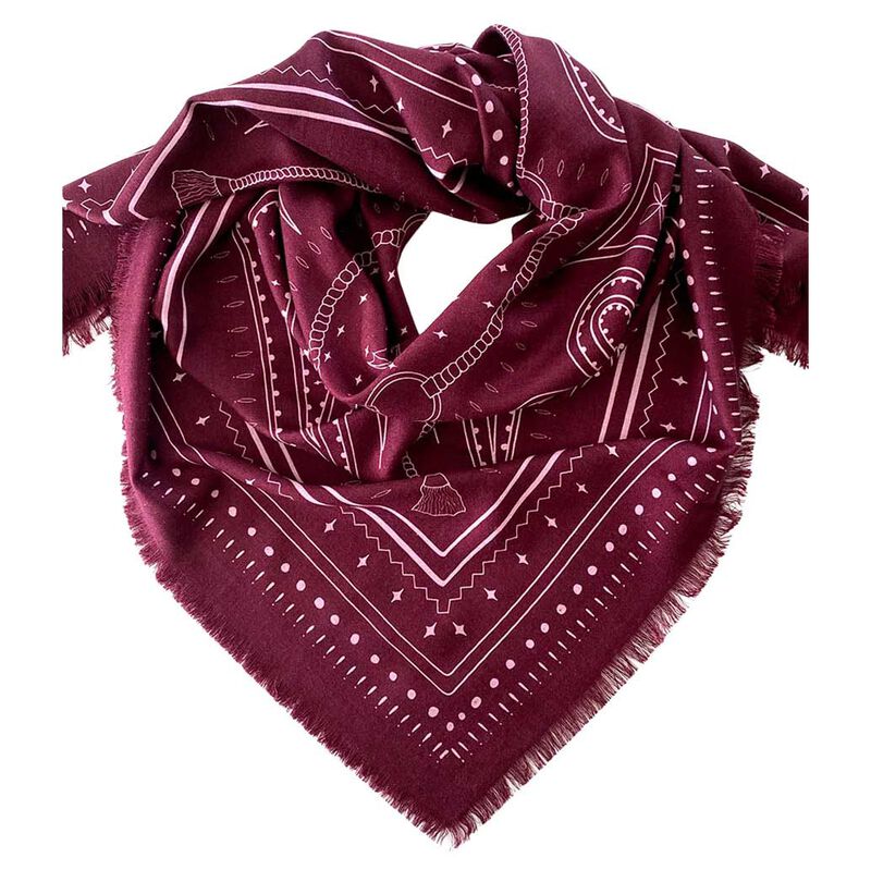 Dark Hampton x Ellie Compton The Hadfield Wool Silk Scarf image number 0