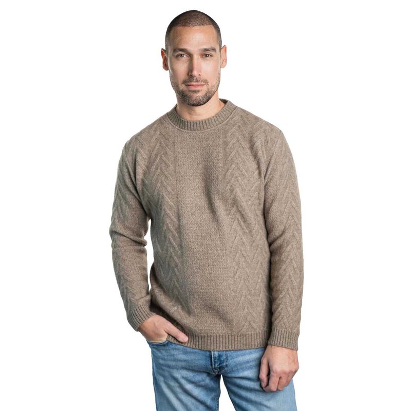 Koru Crew Neck Aran Jumper image number 1