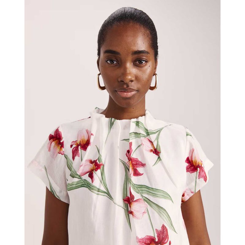 SABA Saint Jean High Neck Silk Top image number 2