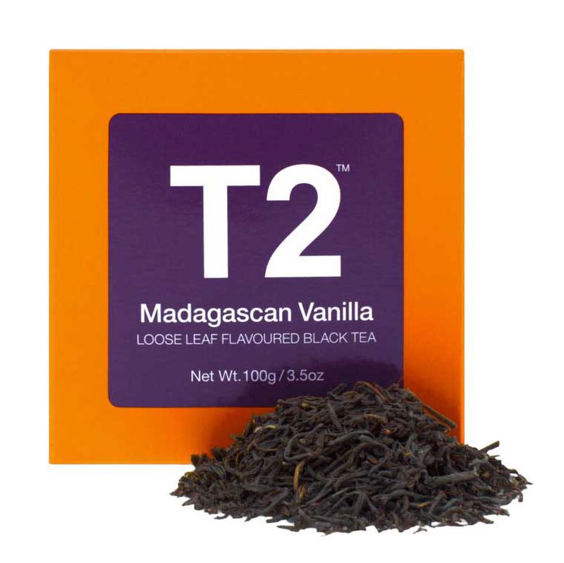 T2 Madagascan Vanilla Loose Leaf Cube 100g image number 0