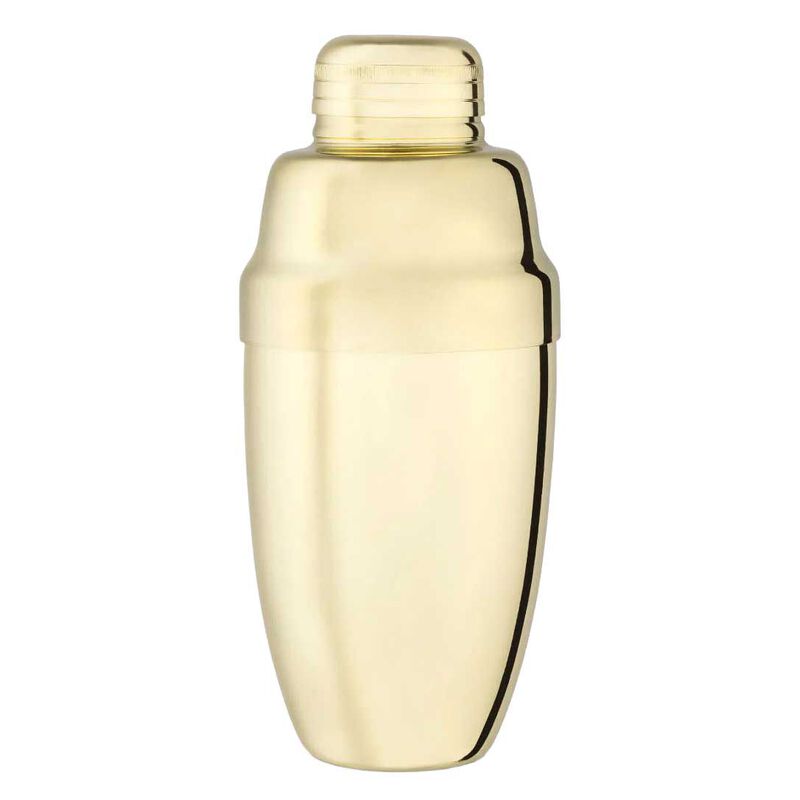 Viski Belmont: Gold Heavyweight Cocktail Shaker image number 0